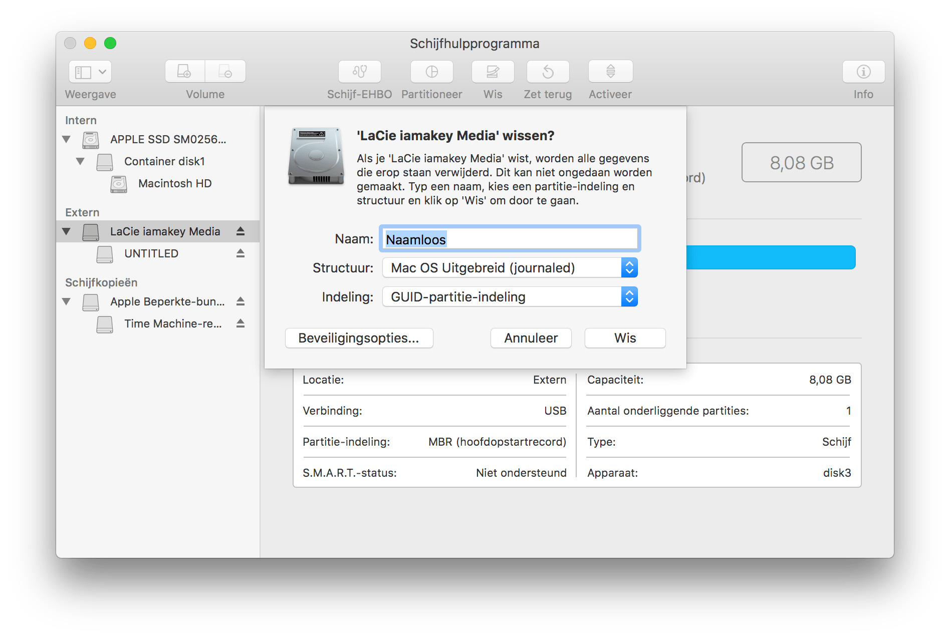 Hoe een partitie van een harde schijf verwijderen op Mac?