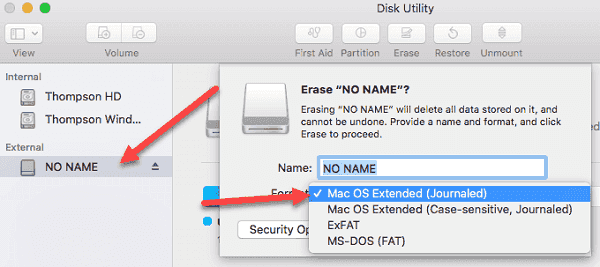 Hoe externe harde schijf splitsen op Mac?
